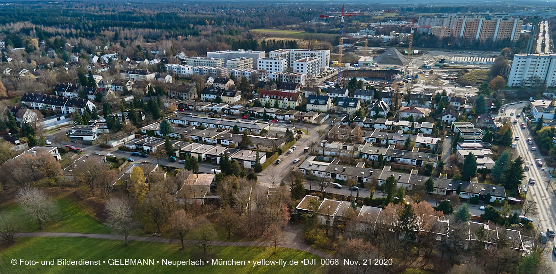 21.11.2020 - Piederstrorfer Gelände und Alexisquartier in Neuperlach in München 21.11.2020 - Piederstrorfer Gelände und Alexisquartier in Neuperlach in München